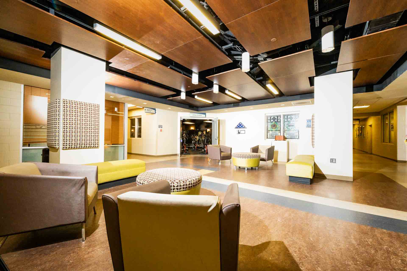 Harris YMCA Lounge Area