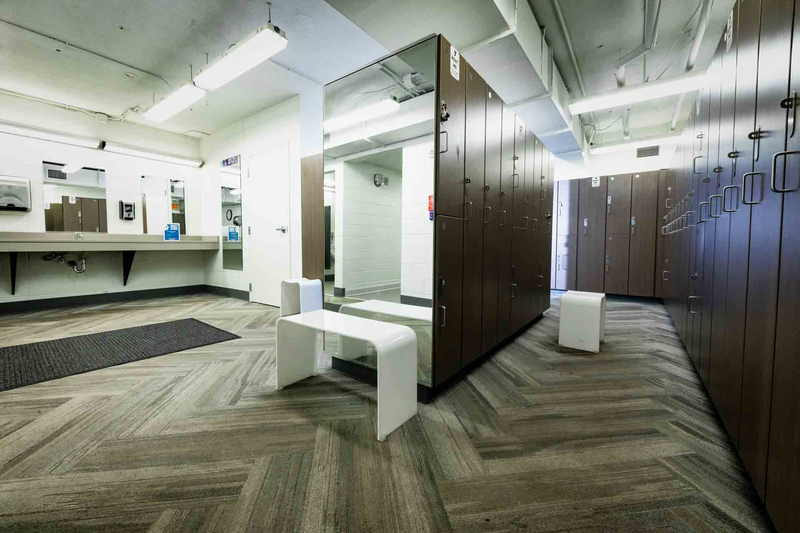 Johnston YMCA Locker Room
