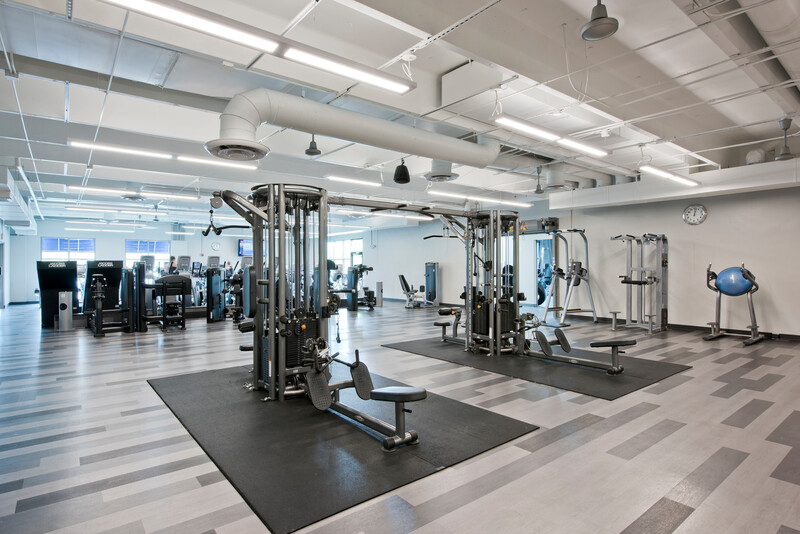 Brace Family Cardio Room 8 Siskey YMCA; interior; phase 2; 2017