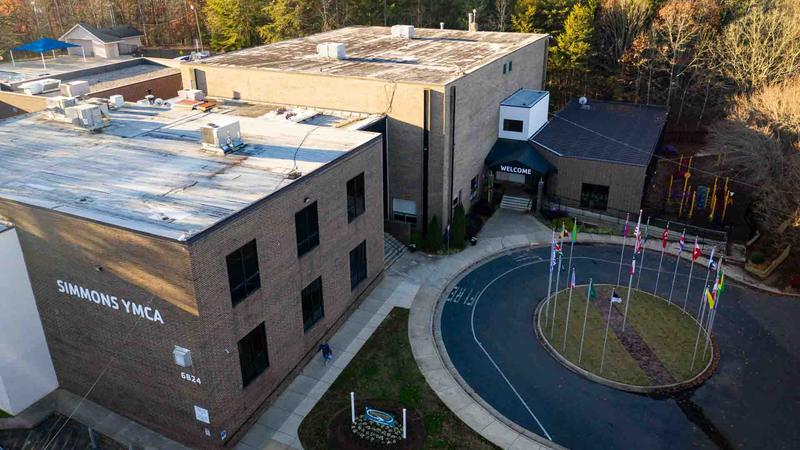 Simmons YMCA Front Elevation 7