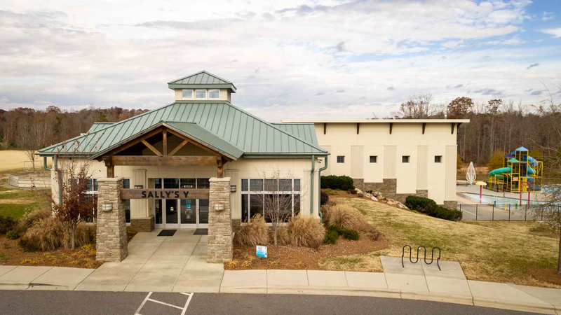 Sally's YMCA Front Elevation 7 Sally's YMCA serves people and strengthens foundation community