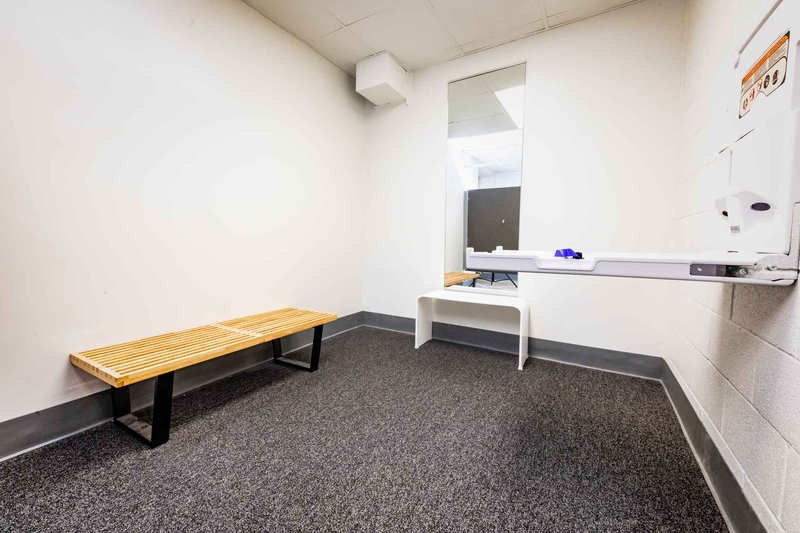 Johnston YMCA Locker Room