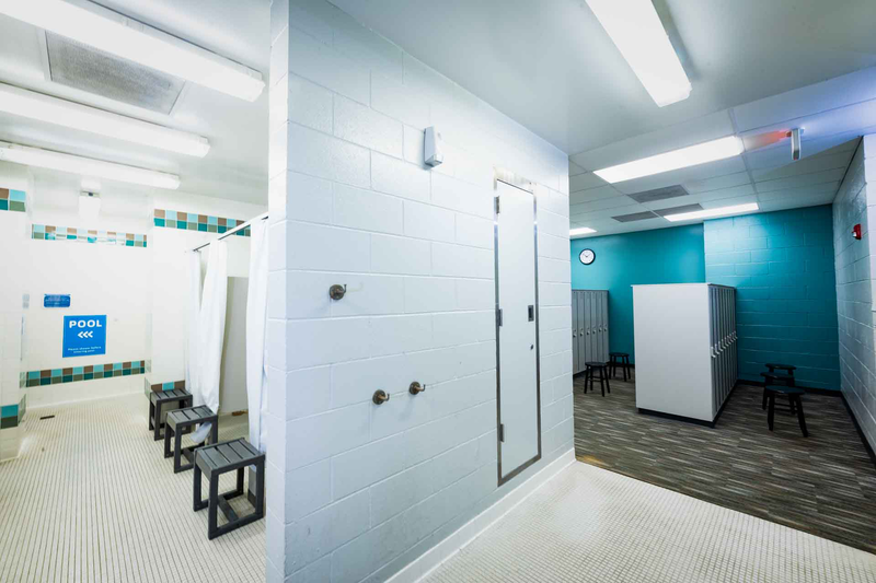 Keith Family YMCA Locker Room