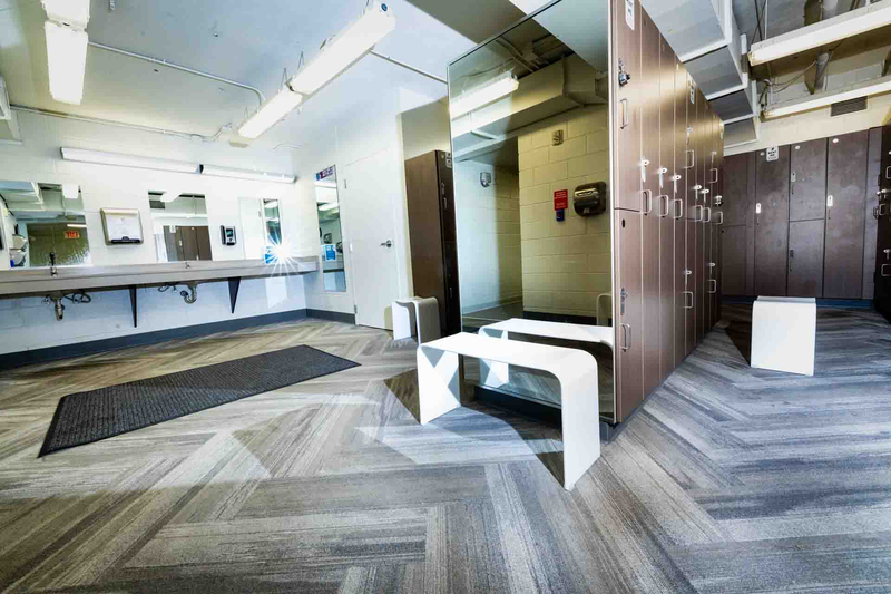 Johnston YMCA Locker Room