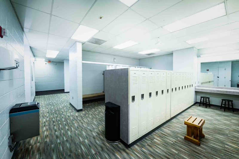 Keith Family YMCA Locker Room