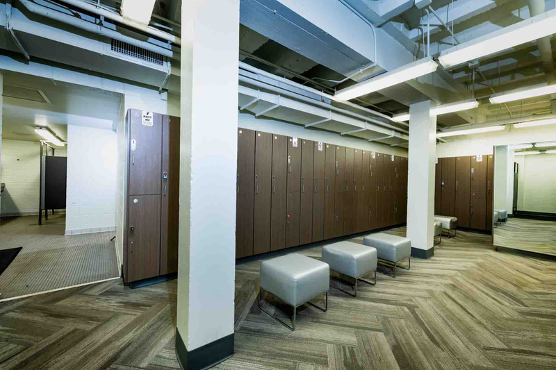 Johnston YMCA Locker Room